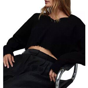 ALLSAINTS Donna Cropped Jumper Sweater Only Sz M